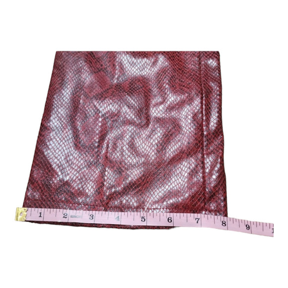 Y2K dead stock new snake print pants vintage vegan leather size 7 - Picture 10 of 10